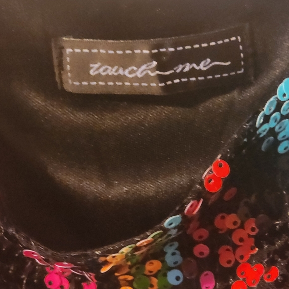 SOLD Sequin Multi Color Adjustable Strap - Picture 2 of 3